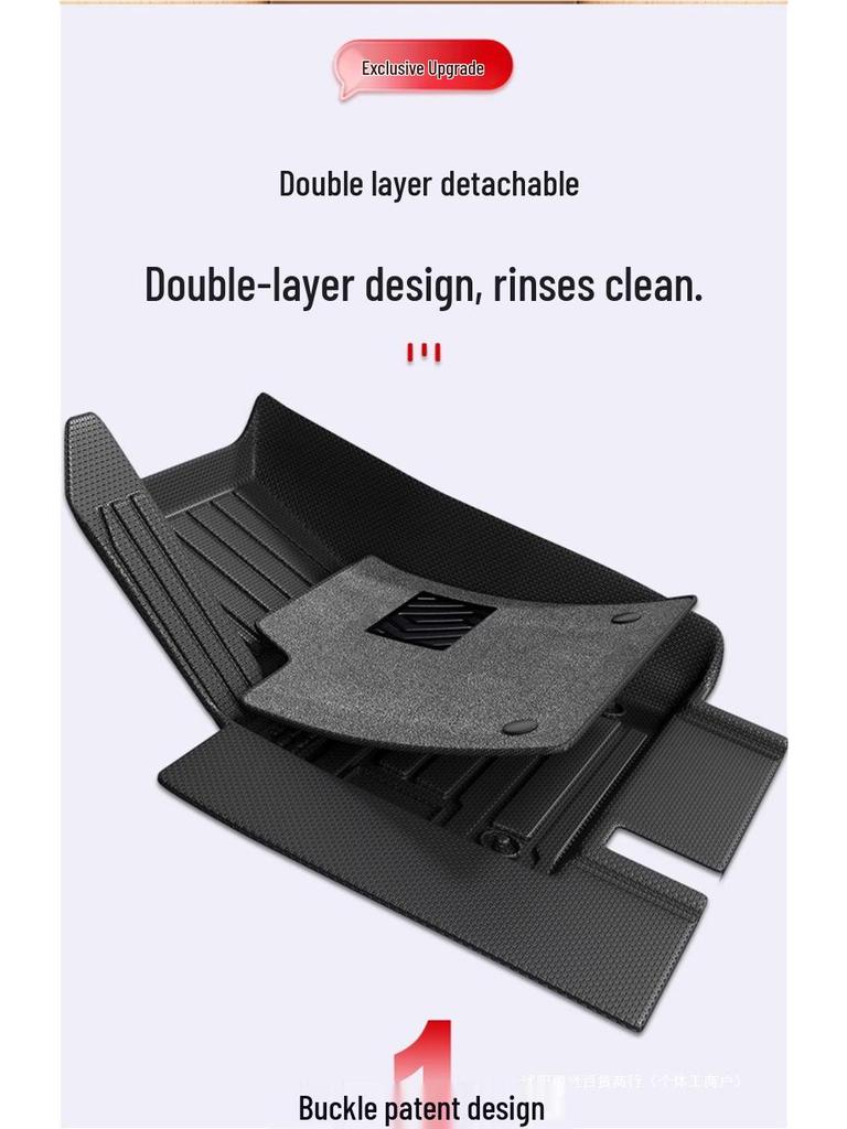 Compatible TPE Floor Mats for 2025 Geely Boyue L - Complete Interior Set