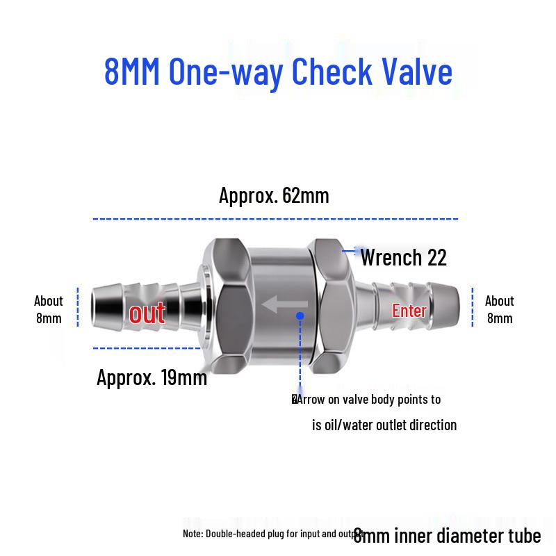 Diesel Backflow Prevention Valve for Car Oil Circuits