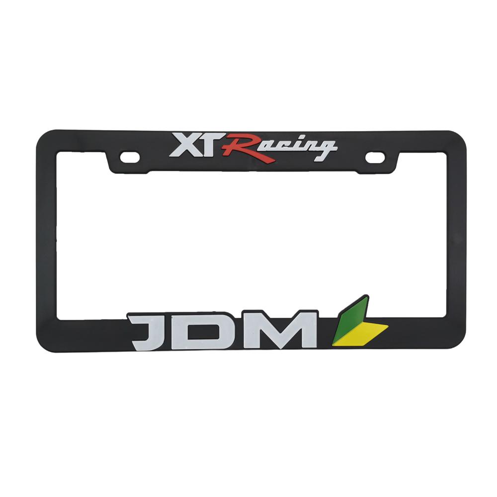 6 stylů JDM Racing ABS Dekorace rámečku na SPZ auta Příslušenství Pro standardní rámeček na SPZ pro USA Kryty rámečků na SPZ 6