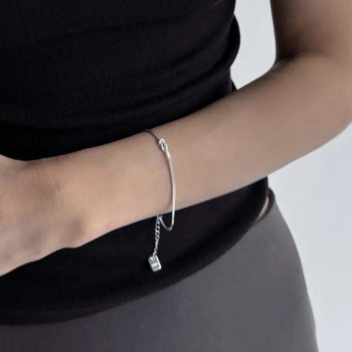 925 Two knot bracelet