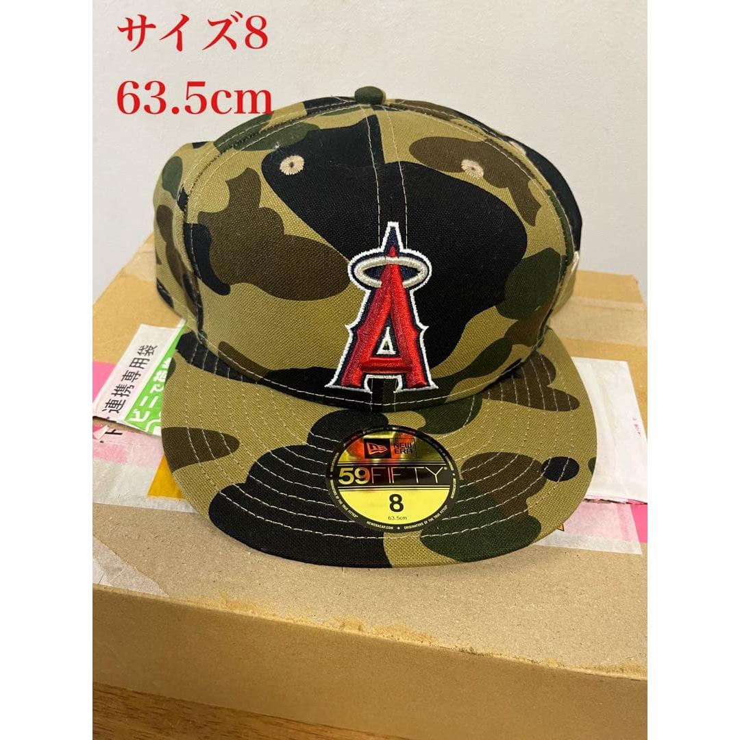 Used Size 8 A BATHING APE x New Era Angels Cap