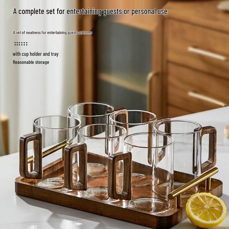 Jiakangming High Borosilicate Glass Cup Set