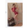 Lingerie Dress Cheongsam Strap Deep V Exposed Back Ultra Short Sex Shop Fetish Sexy Hot Underwear Women Chinese Erotic Qipao