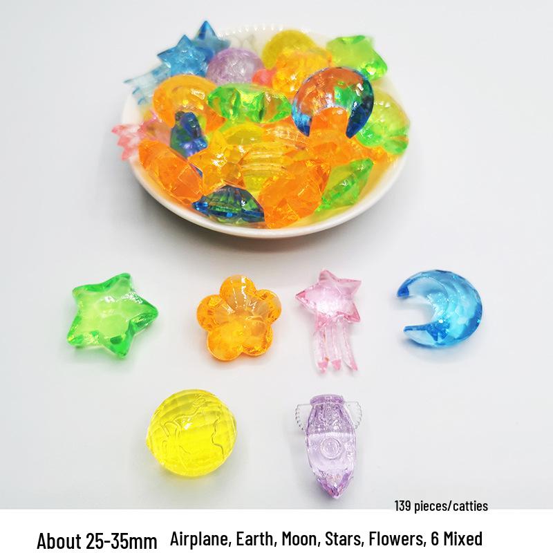 Colorful Mini Acrylic Milk Bottle Cartoon Ornaments - Cute Handmade DIY Decorative Accessories