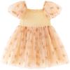 Minibala Girls' Summer Princess Mesh Dress