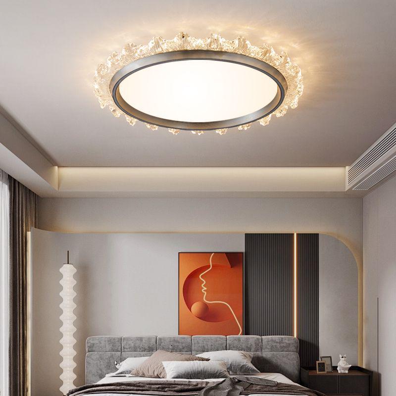 Modern Smart Bedroom Ceiling Light, Full Spectrum Eye-Care, Luxury Design
