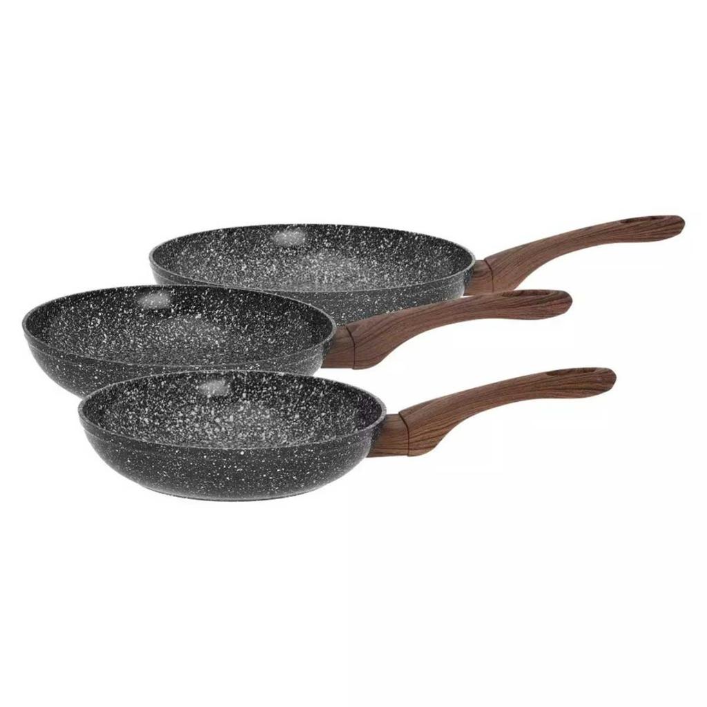Granite Frying Pans Granite Wood Kinghof KH-1030