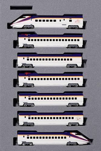 KATO N Gauge E3 Series 2000 Yamagata Shinkansen Tsubasa New Paint 7-Car Set, Model Train, 10-2096
