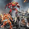 Urban Modern Mech Series Dangerous Wanderer Saber Athena Transforming Mech Robot Display Adult And Children Building Blocks