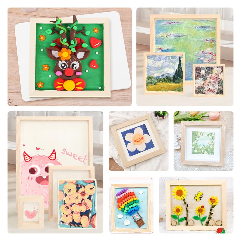 Wooden Canvas Board, Wooden Panel, Stretched Canvas, Canvas, Shina Plywood Panel, B4 Size (364*256mm), Art Supplies, Wooden Frame, Drawing Board, for