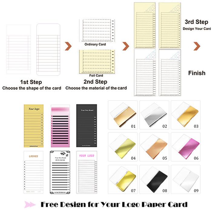 Korean Pbt Silk Eyelash Extensions 0.03 0.05 0.07 Russian Volume Lash Extension Classic Eye Lash Extensions Trays