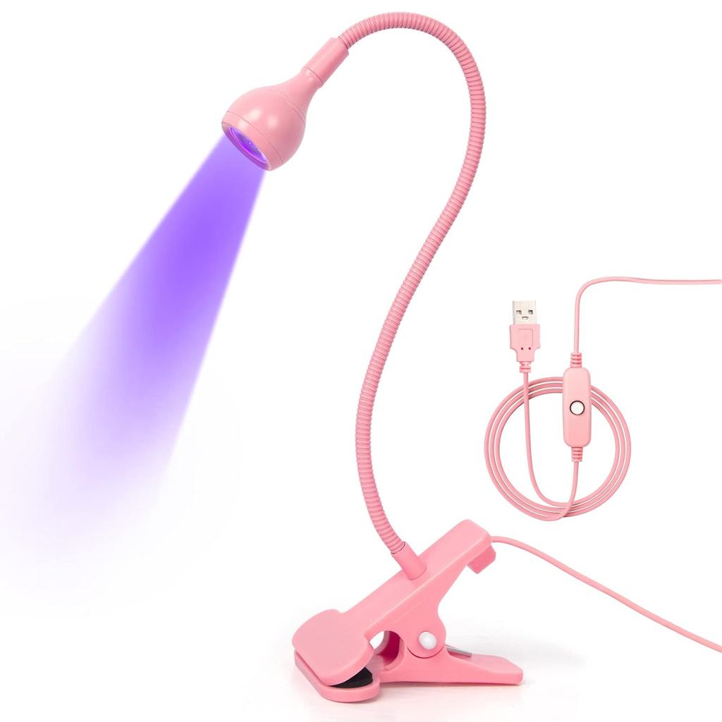 Lampy LED do paznokci 3W Elastyczna lampa Gooseneck Szybkoschnąca suszarka do paznokci Manicure Żel Lakier Utwardzający Światło do Paznokci Żelowych