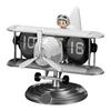 Airplane Flip Clock Adjustable Battery Powered Silent Retro Digital Desk Clock with Auto Flip Mechanism for Home Office
