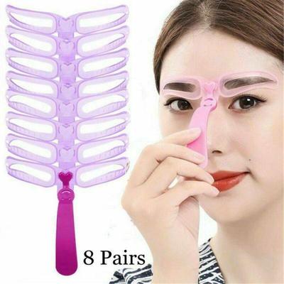 Thrush Card Handheld Anfänger Vollständiger Satz natürlicher dreidimensionaler Augenbrauenkarte Unibrow Applique Eyebrow Aid Student Makeup Beauty-Produkte