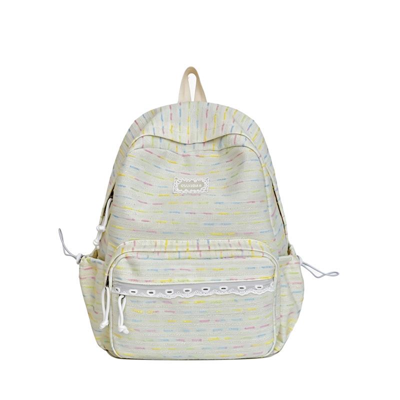 Schoolbag Korean version sweet high-value middle school student backpack campus versatile college student backpack casual backpack wholesale backpack
