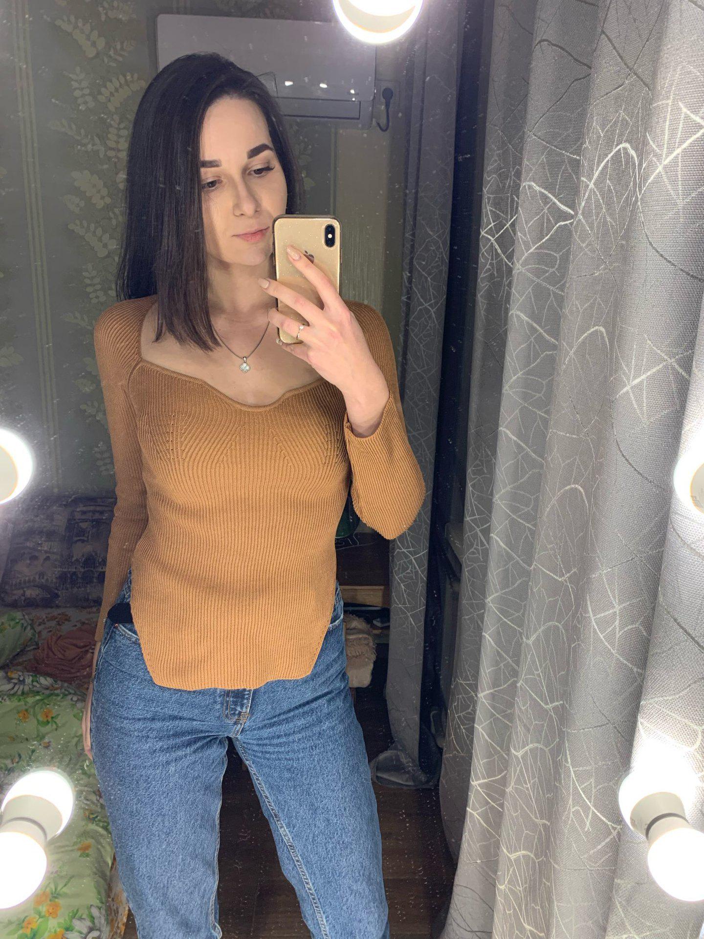 2024 Women s Elastic Off-Shoulder Knitted Sweater for Spring, Autumn, Winter XL
