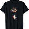 Quirky Abstract Bird Art Messy Whimsical Creature Design T-Shirt Clothing Tops Graphic T Shirts Camiseta Streetwear Unisex