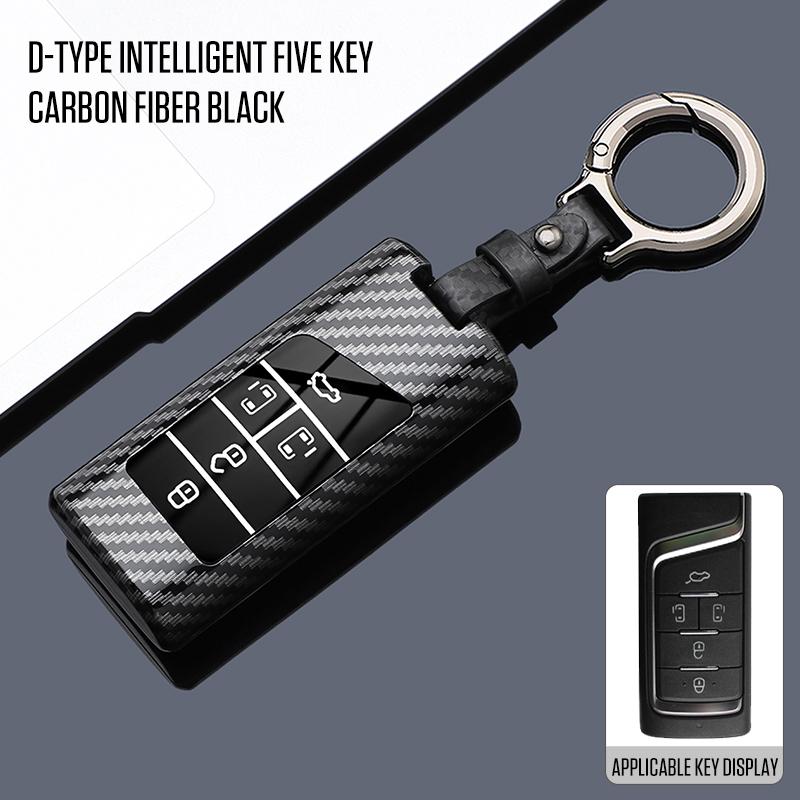 Interior Mouldings Car Key Case Cover For GAC Trumpchi GS4 GM8 GA3 GA6 SGS7 GA4 GS5 GS3 Legend GS8 Keychain Keyless Box Accessor