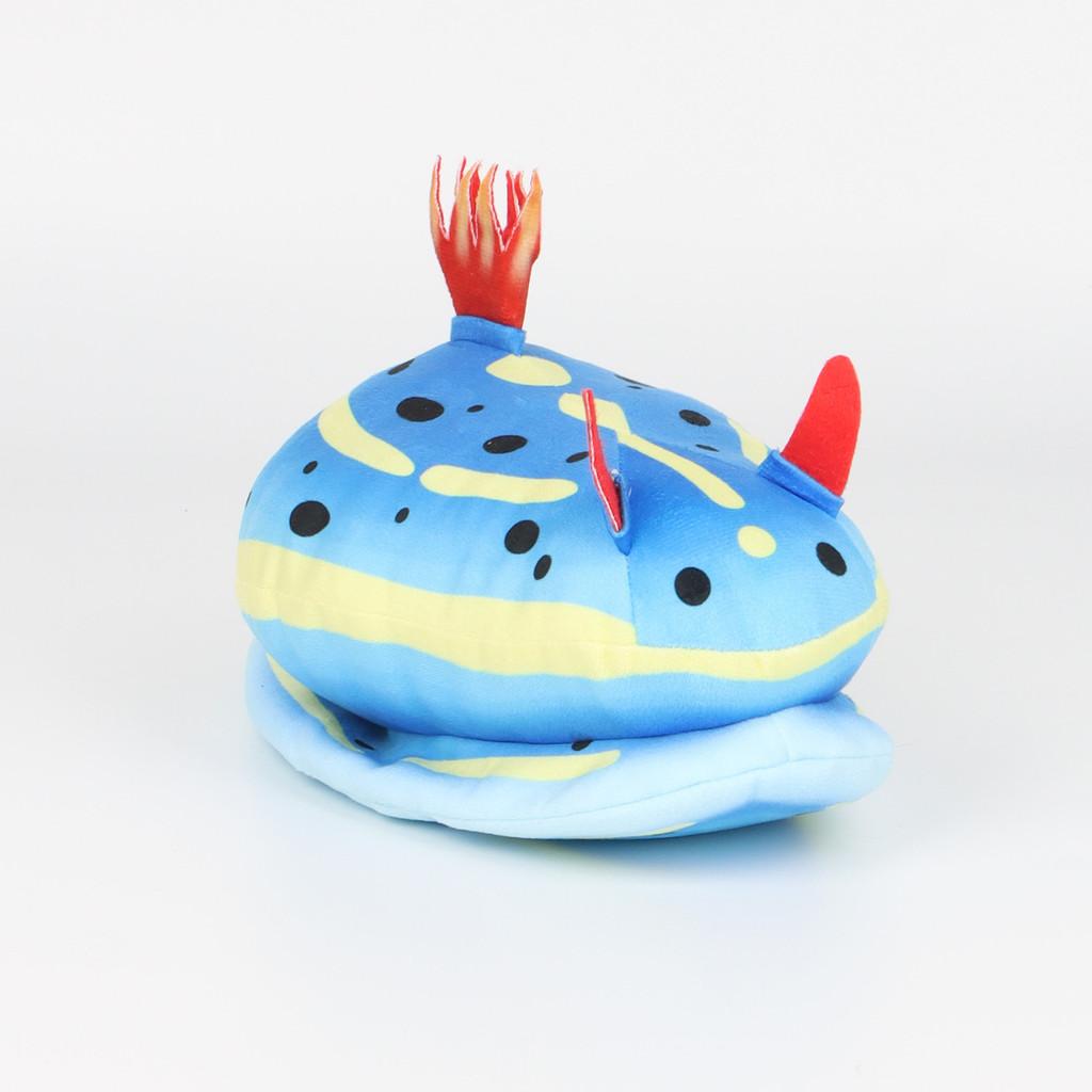 Sea Slug Nudibranch Plush Toy With Short Pile Fabric For Kids And Collectors