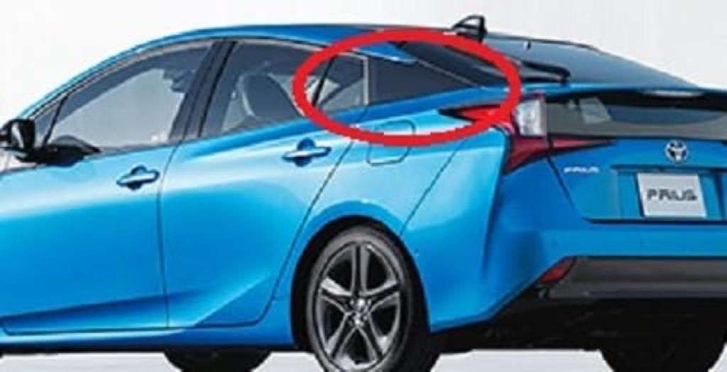 Genuine Toyota Quarter Pillar Protector Molding for the 50 Series Prius Number (Left) (Part 62506-47012)