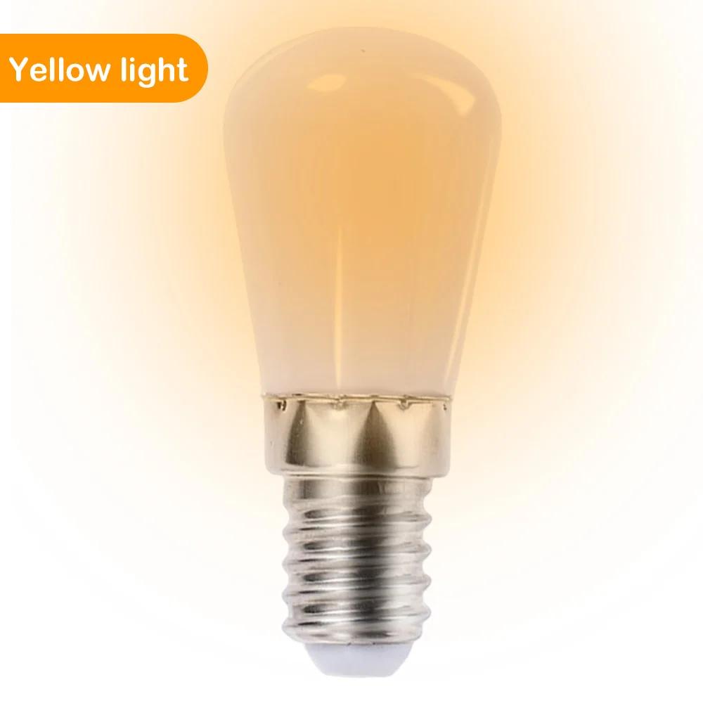 

Светодиодная лампочка для холодильника Кухня Гостиная Ванная Супермаркет Витрина Спальня Школа Вертикальное освещение Белый Теплый E14