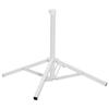 Umbrella Stand White Steel for 25 32 mm Pole
