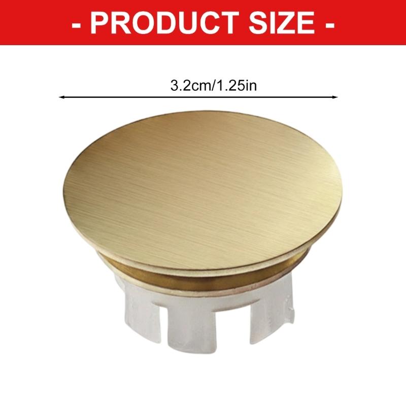2Pcs Wash Basin Double Layer Round Overflow Plug Bath Sink Anti Overflow Rings Drain Hole Cover Easy To Install