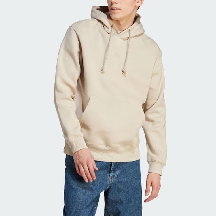 Adidas All Szn Fleece Hoodie Wonder Beige Men Streetwear IJ6887
