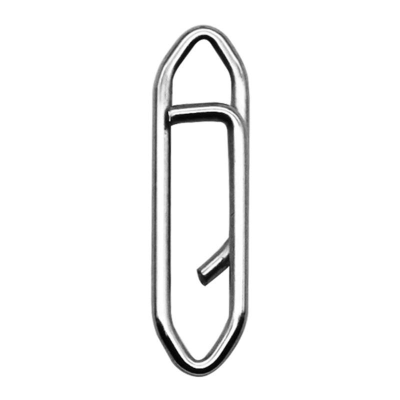 100Pcs High Strength Fishing Snapping Swivels Lures Connector Quickly Change Fishing Snapping Clip Fishing Accessories