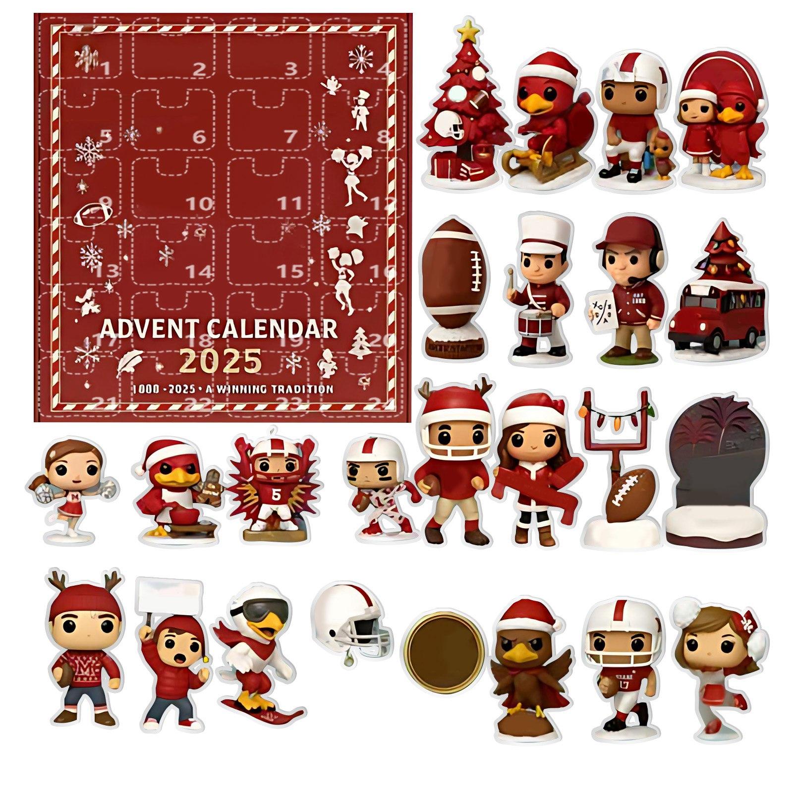 

Рождественский адвент-календарь, 24-дневный адвент-календарь, праздничная коллекция для обратного отсчета, коробка-подвеска, подходит для рождественских подарков-сюрпризов One Size белый