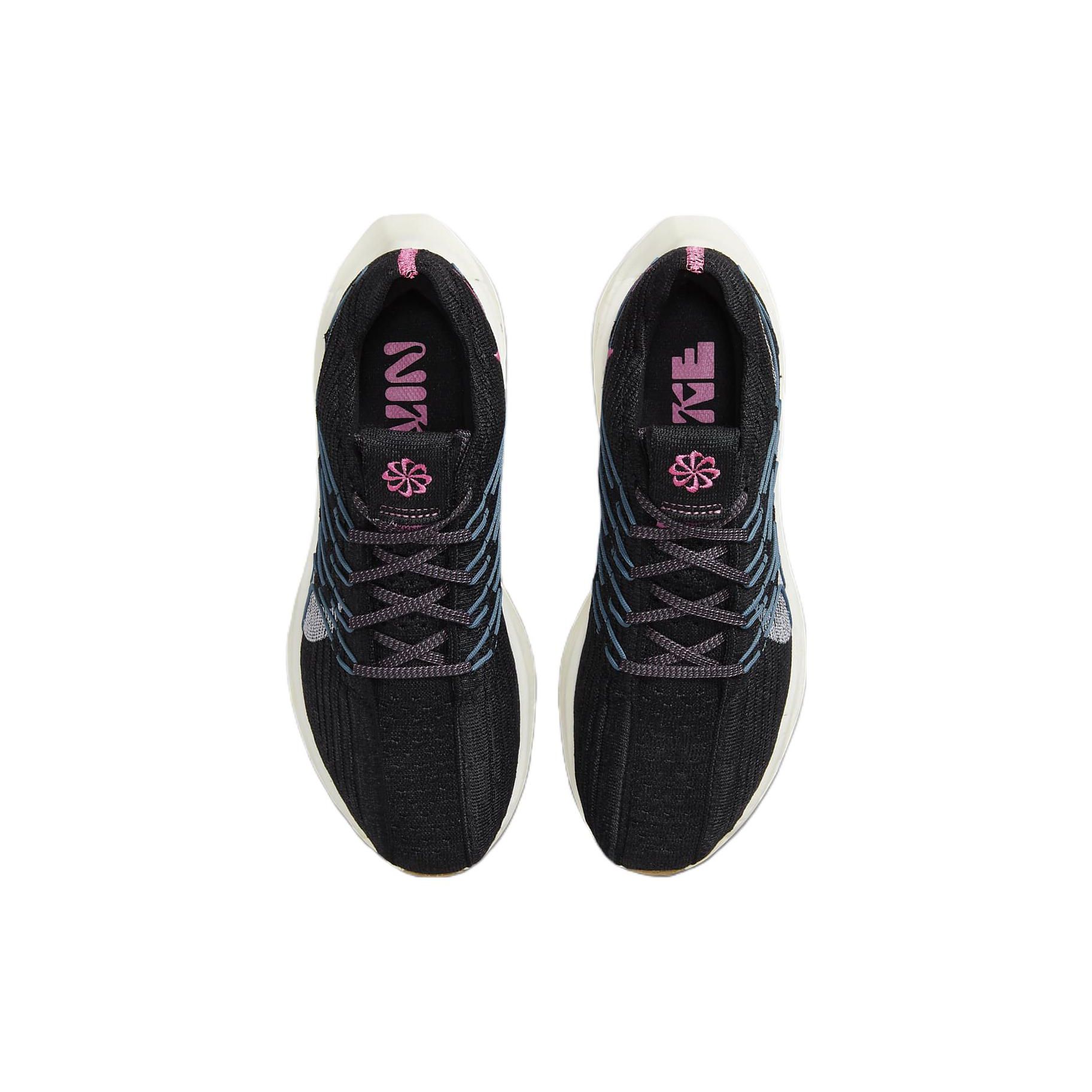 Женские кроссовки Nike Pegasus Turbo Next Nature Black Noise Aqua антрацитово-белые — фото 4