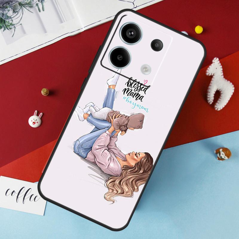 

Fashion Super Mom Case For Xiaomi Redmi Note 14 Pro 13 12 11 10 15 Pro Plus Redmi 14C 15C 10C 12C 13C 15 Cover Redmi Note 14 Pro 5G
