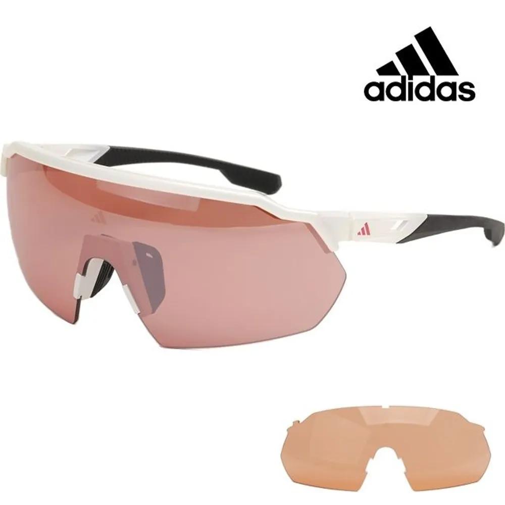 

adidas Sports Sunglasses Day/Night Replacement Lens Goggles Red Mirror Riding & Running SP0093 21U