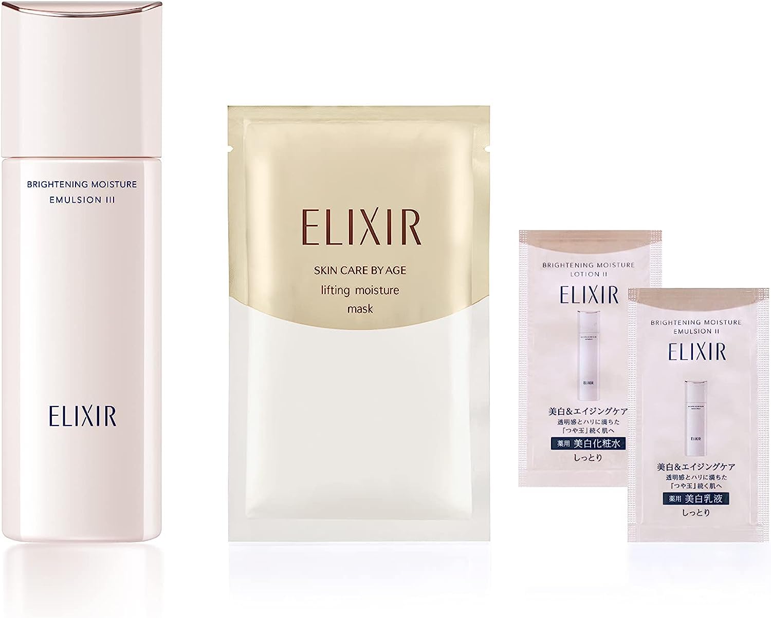 

ELIXIR Осветляющая эмульсия WT 3 Увлажняющая 130 мл Отбеливающая Белая Shiseido образец (Очень Тип) Квази-лекарственная эмульсия/крем [Включено повышенное] [Маска