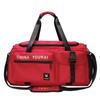 Casual softback large capacity travel duffels stitch line sewing high quality for women zipper travel nylon bags