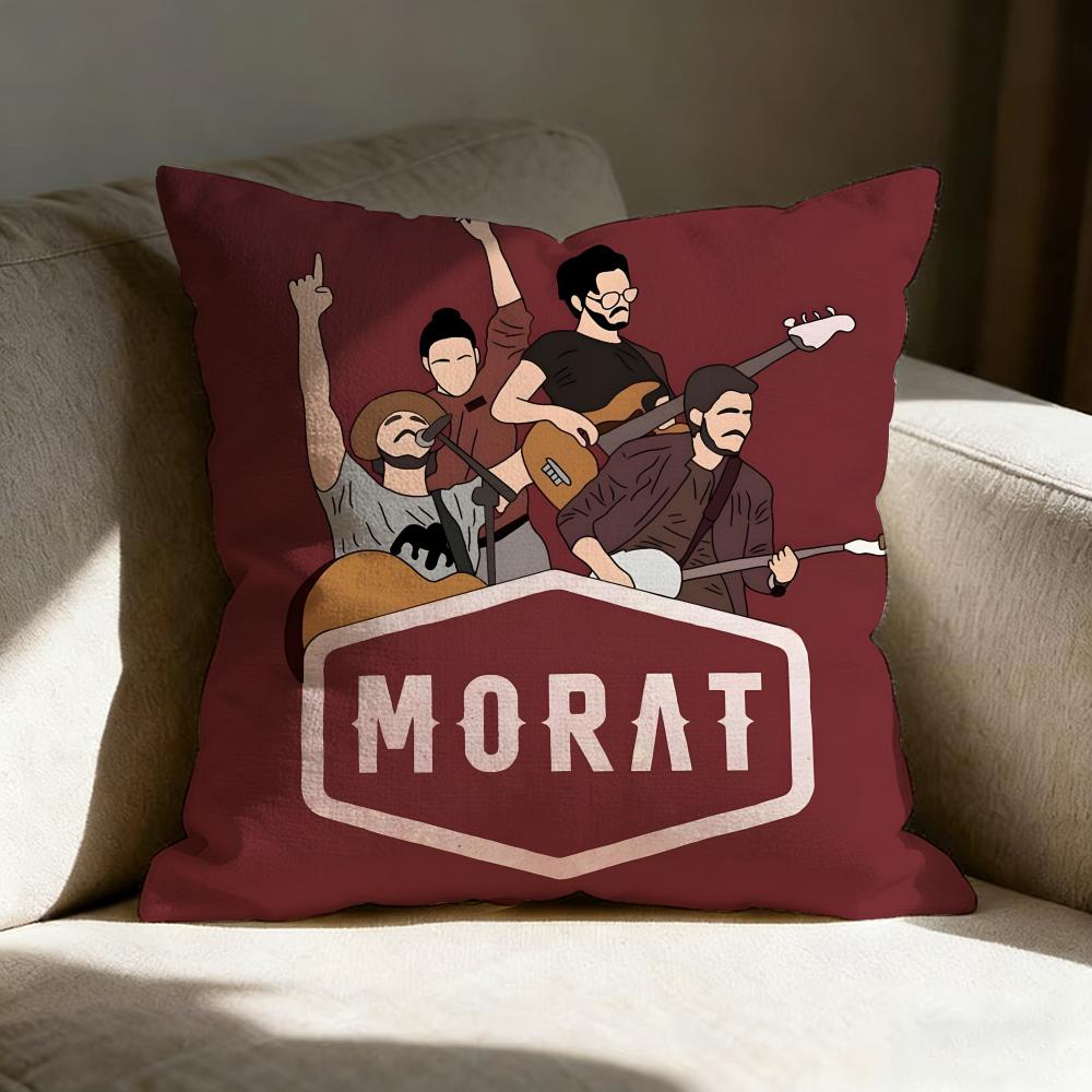 M-morat Band Pillow Case Pillowcase, Double-sided Printed, Sofa Cushion, Bedroom Headboard Pillow