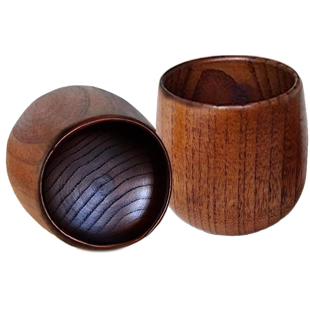 Wooden Whiskey Cup  Drinking Vintage Cool  Cup  Natural Wooden Cup Reusable Tea Cup for party Household Kitchen Supplies