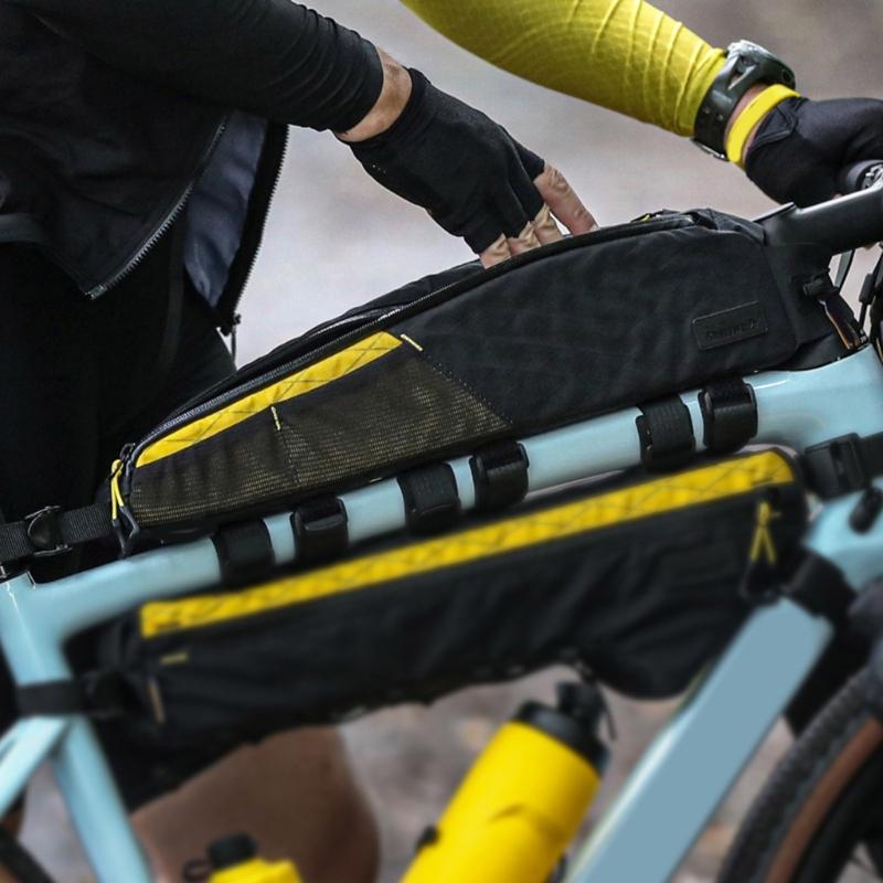 Bicycles Frame Bag Storage Pouches Bikes Front Top Tube Bag Cyclings Bicycles Triangular Bag for Mountain Bikes Enduring
