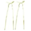 2 Pcs Ribbon Bow Elegant Y2K Style Side Clip Bow Hair Clip Sweet Girls Fairy Bow Style Long Bowknot Balletcore