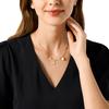 Emporio Armani Water Drop Pendant Elegant Luxury Freshwater Pearl Necklace Women necklace Gold White EGS3117710