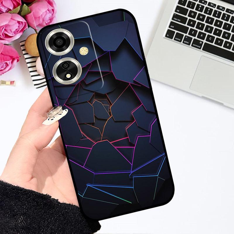 For OPPO A79 5G Case For OPPO A79 Cover Funda Coque Flower Painted Cartoon Silicone Soft TPU Phone Bumper For OPPO A79 5G Covers