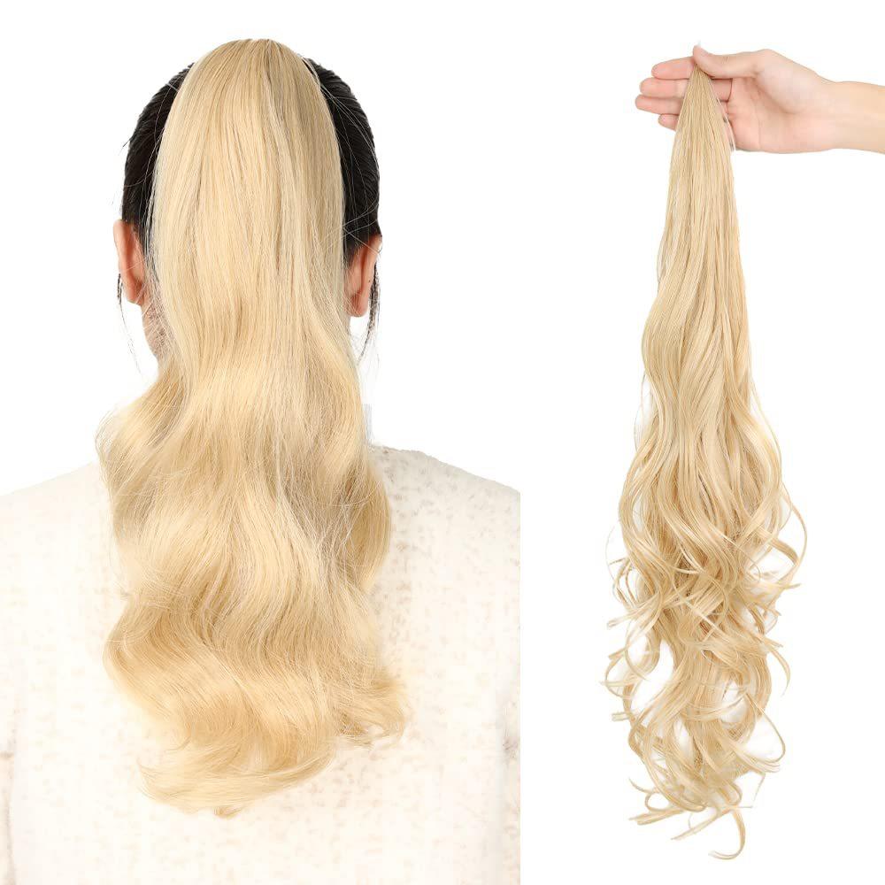 32-calowy Magiczny Oplot na Patyku Długi Kucyk Peruka