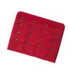 Bra Extender 4 by 4 Rows of Hooks Red