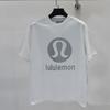 Men Classic Logo Print Short‑Sleeve T‑Shirt Crew Neck Loose Casual Summer Tees Tops