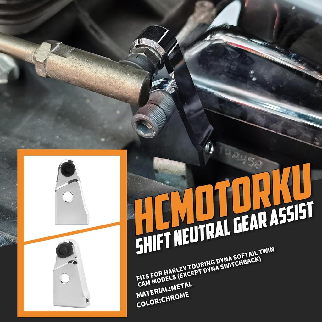 Shift Neutral Gear Assist Kit Fit for Harley Touring Street Glide Road Glide Road King Electra Glide Tri Glide Electra/Ultra Dyna Softail Twin Cam