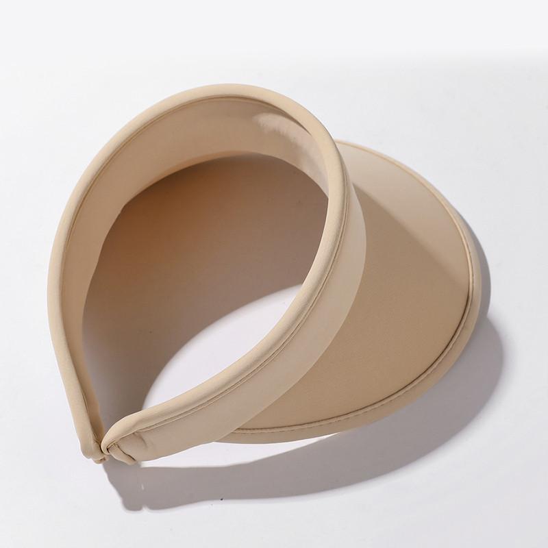 Uv Protection Ice Silk Sun Hat Summer New Simple Casual Visor Cap For Women Lightweight Breathable