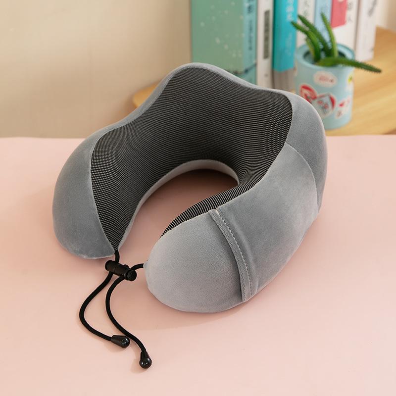 Memory Foam U-Shaped Neck Pillow for Travel & Airplane