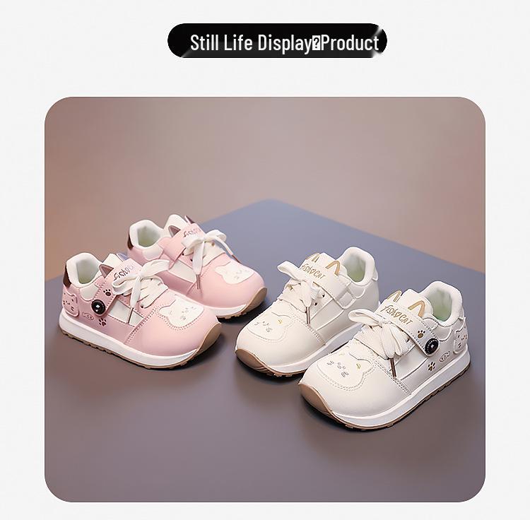 Meisjes Lente & Herfst Zachte Zool Cartoon Prinses Sneakers