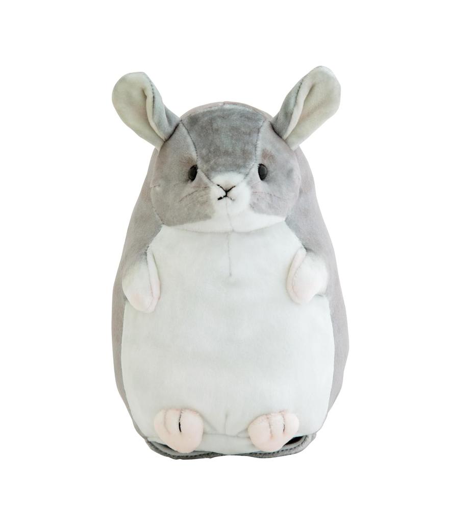 Tsumande Animals Plush Warmer [Chinchilla GY] (7077TSU114)