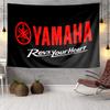 Tapestry z nadrukiem Yamaha Motor, Dekoracja ścienna, Salon, akademik, Duża dekoracja ścienna, Dekoracja z tkaniny Wentylator Prezenty urodzinowe